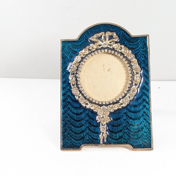 Terragraphics Green enamel strut photo frame, Vintage pet memorial frame - Picture 13 of 13